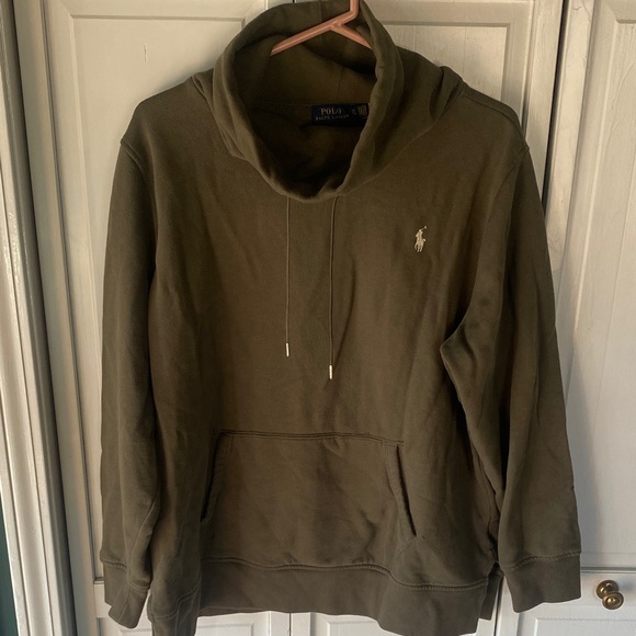 Ralph Lauren Tops - Ralph Lauren Dark Olive Sweatshirt